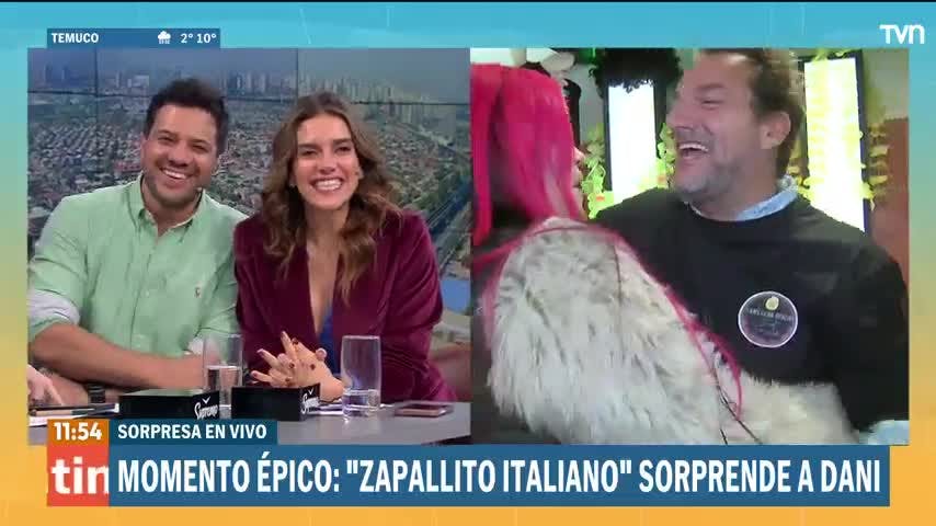 Sorprendimos a nuestro querido Daniel Fuenzalida en su cumpleaños
