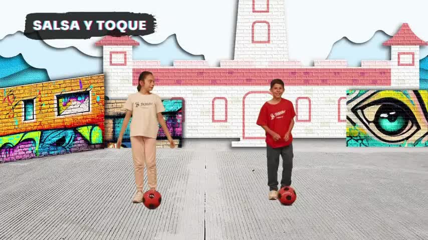 Baila Fútbol Kids en NTV: Toque lateral, Salsa y toque