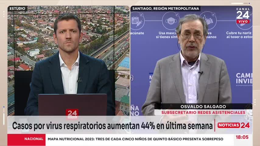 Subsecretario de Redes Asistenciales: “Estamos en una etapa de aumento de virus respiratorios”