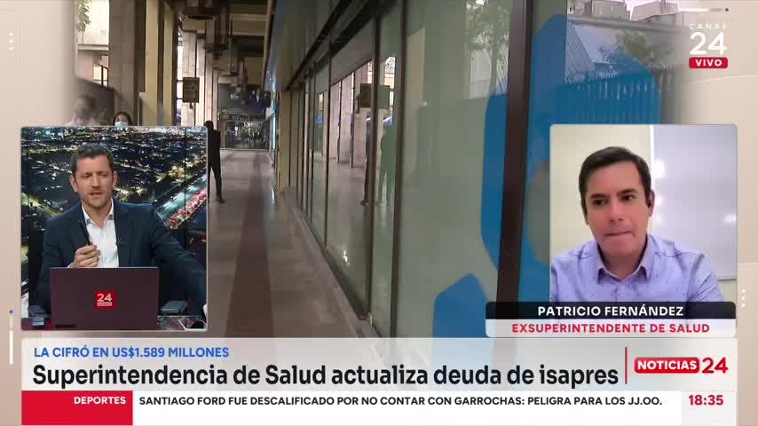 Exsuperintendente Fernández y actualización de la deudas de las isapres: “Complejiza la situación futura de las aseguradoras”