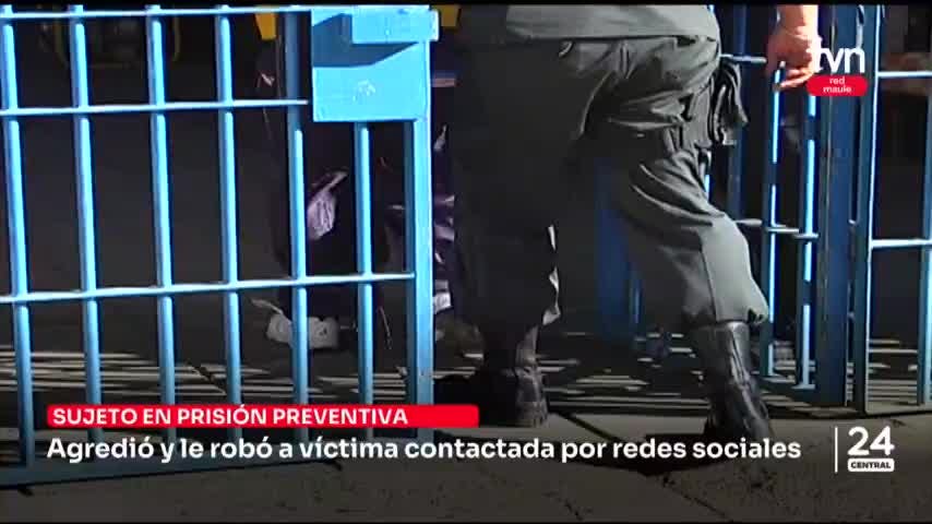 Agredió y le robó a víctima contactada por redes sociales
