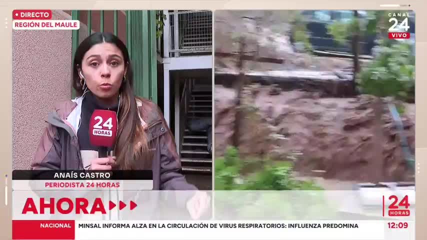 Departamentos de Villa Las Cumbres inundados por fuertes precipitaciones