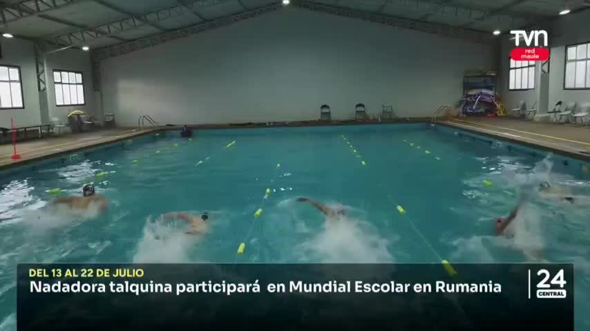 Nadadora talquina participará en Mundial Escolar en Rumania