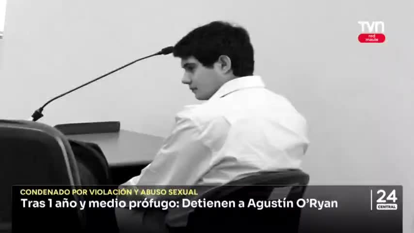 Tras 1 año y medio prófugo: Detienen a Agustín O’Ryan Soler