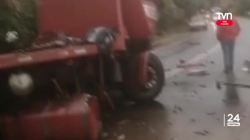 Fallece conductor de camión recolector de Hualañé