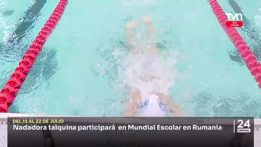 Nadadora talquina participará en Mundial Escolar en Rumania