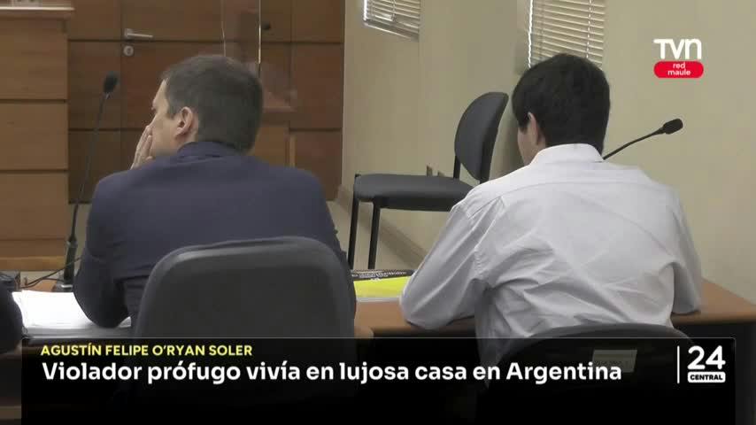 Violador prófugo vivía en lujosa casa en Argentina