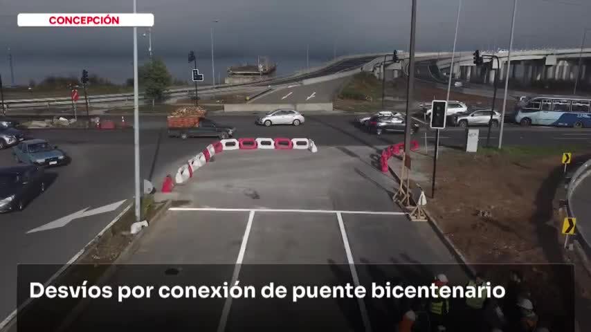 Desvíos por construcción de viaducto que conectará avda Chacabuco con puente Bicentenario 