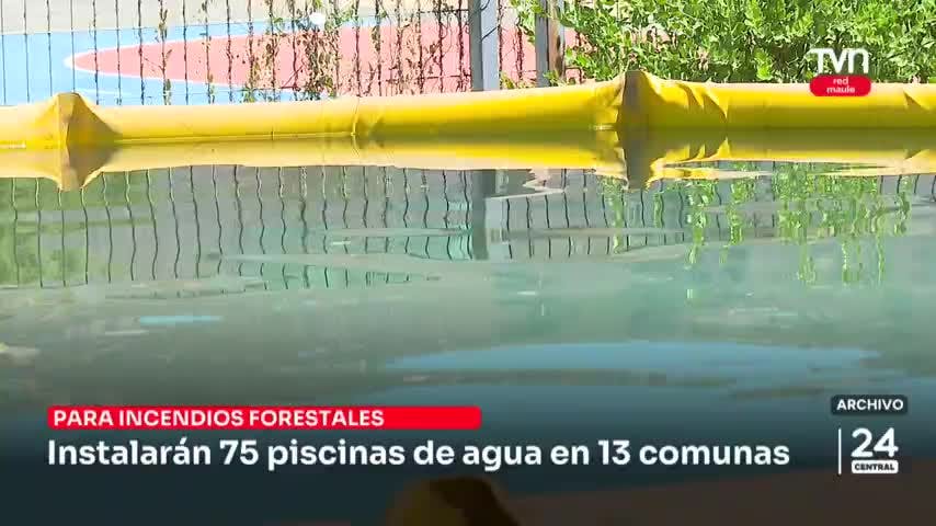 Instalarán 75 piscinas de agua en 13 comunas