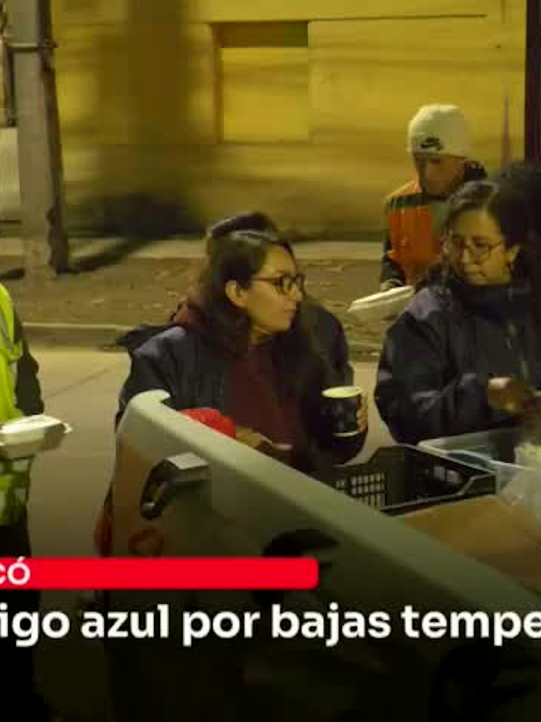 Activan código azul por bajas temperaturas