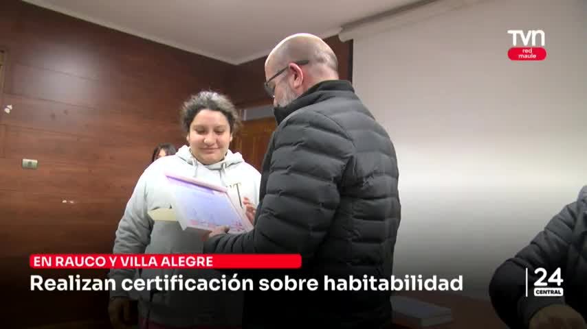 Realizan certificación sobre habitabilidad