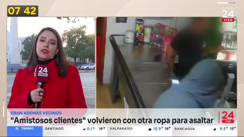 "Amistosos clientes": volvieron con otra ropa para asaltar local 