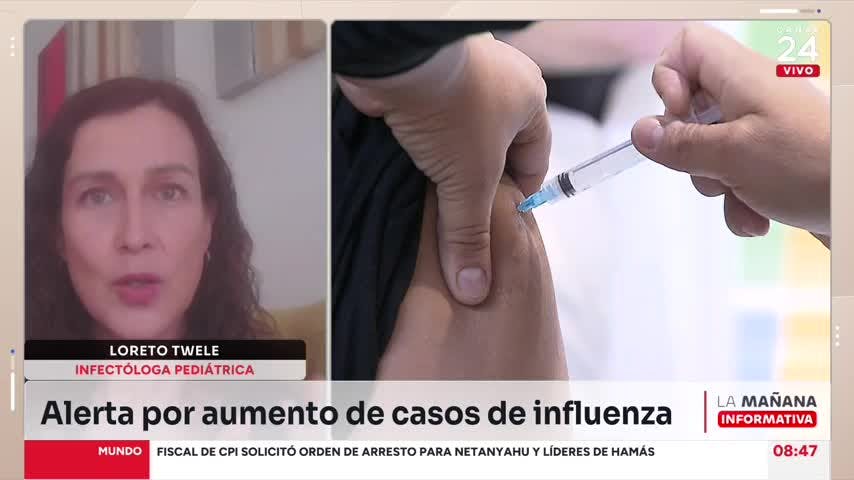 Infectóloga por aumento de Influenza: “la vacuna es la estrategia más eficaz”