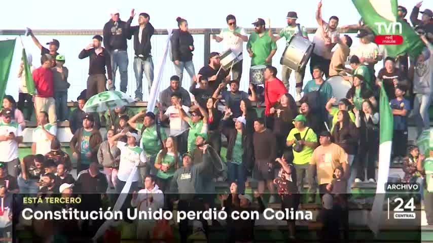 Constitución Unido perdió con Colina