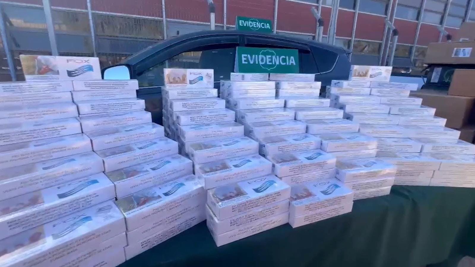 Decomisan cigarros de contrabando en toma de Quetena