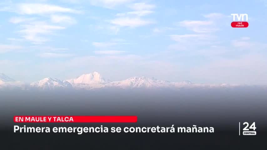 Primera emergencia se concretará mañana