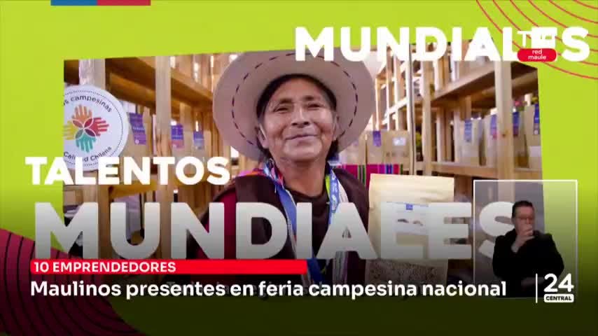 Maulinos participan en feria campesina nacional
