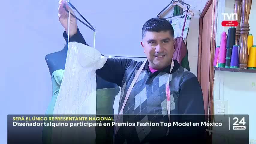 Diseñador talquino participará en Premios Fashion Top Model en México
