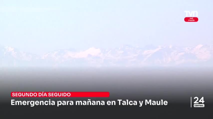 Nuevamente emergencia ambiental en Talca y Maule