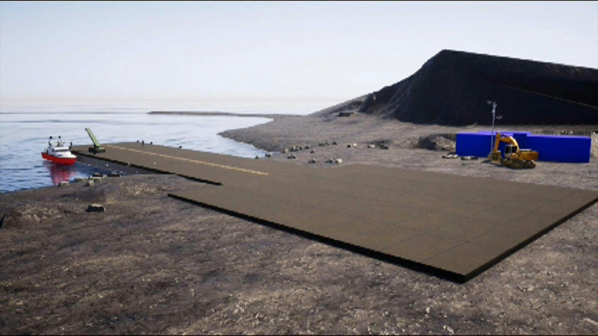 Licitación de futuro muelle en Bahía Fildes