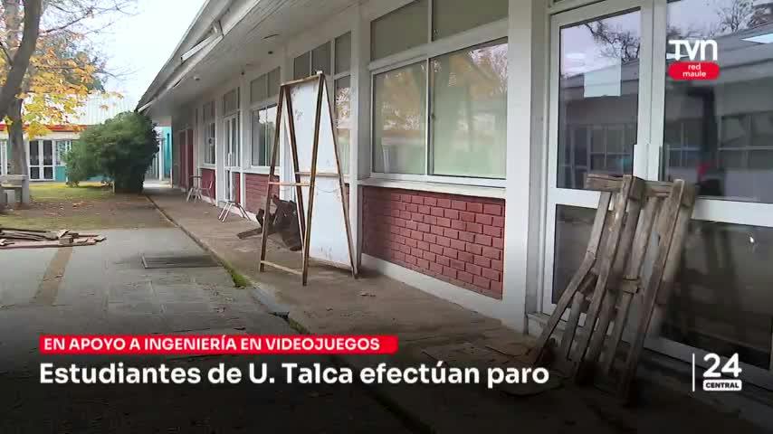 Estudiantes de U.Talca efectúan paro