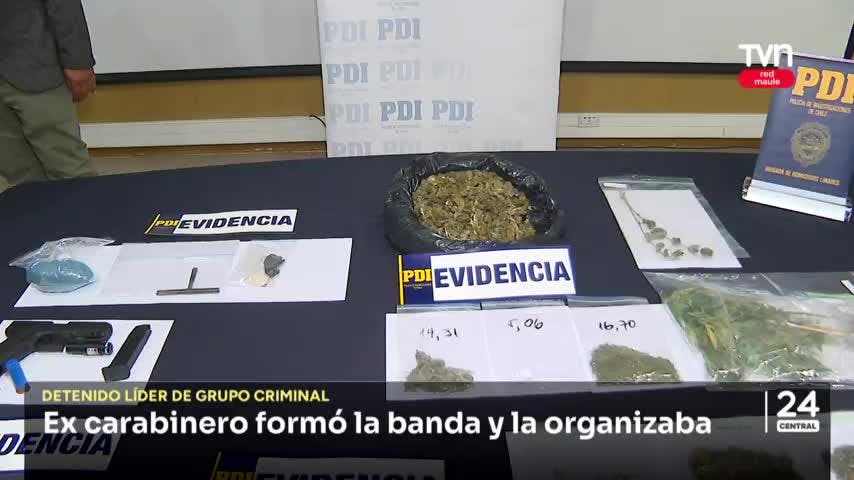 Ex carabinero lideraba peligrosa banda