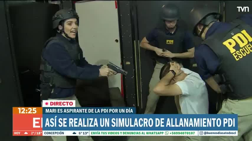 María Luisa se convirtió en aspirante de la PDI