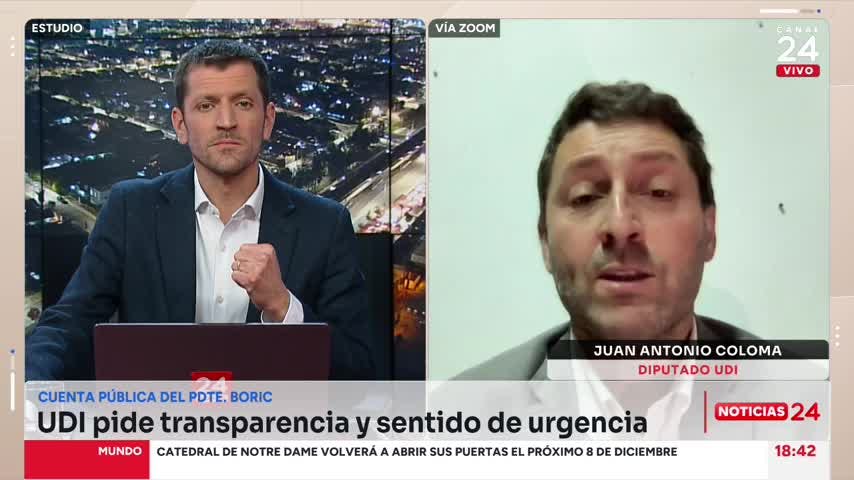 Diputado Coloma y anuncios del Gobierno sobre el CAE: “Pedimos que no hagan del drama un elemento de campaña política”