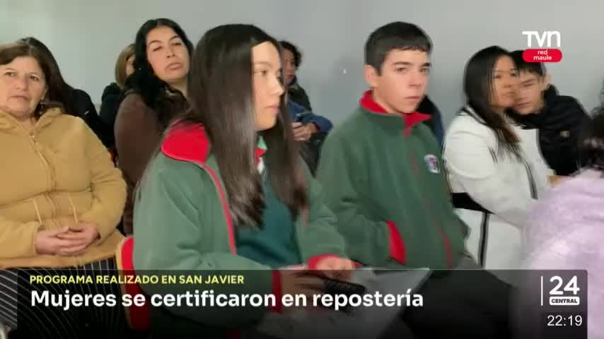 Fosis capacitó en repostería a mujeres de San Javier