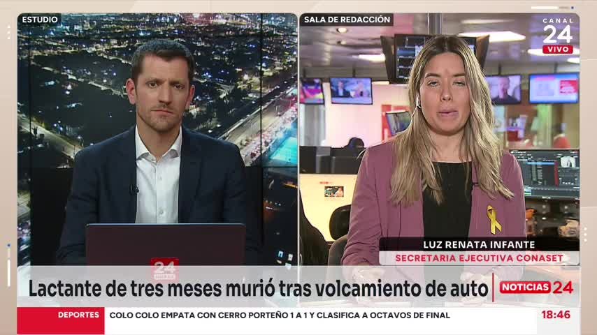 Conaset tras muerte de lactante en accidente: “La recomendación es usar sistema de retención infantil hasta lo que más se pueda”