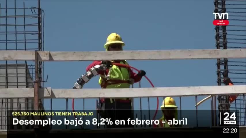 Desempleo bajó a 8,2% en febrero - abril