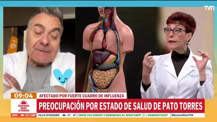 Preocupación por estado de Salud de Patricio Torres