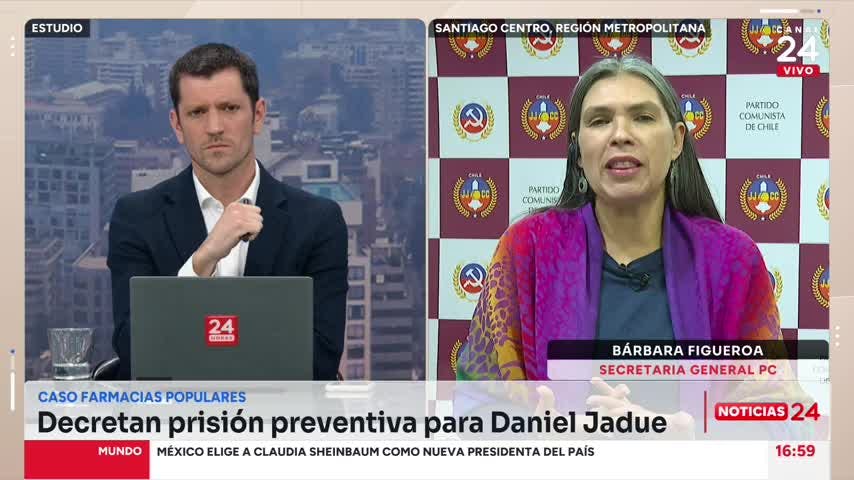 Secretaria general del PC por Daniel Jadue: “Si bien hay un tema administrativo, aquí no ha habido una apropiación personal de recursos del Estado”