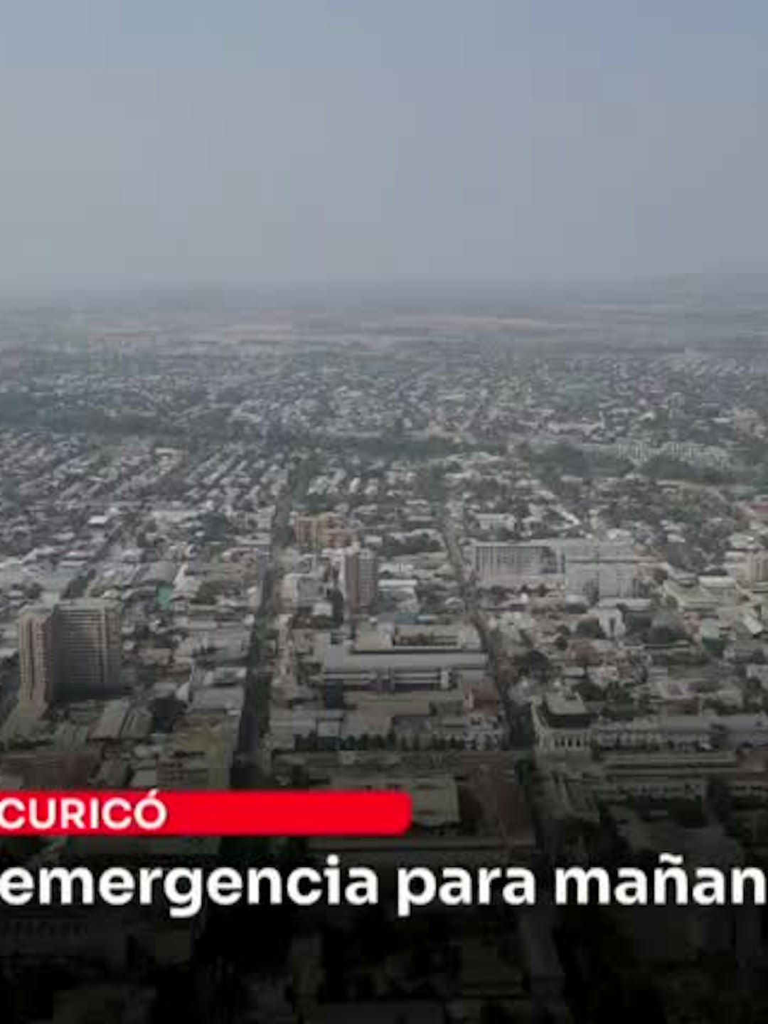 Nueva pre emergencia para mañana en Talca, Maule y Curicó