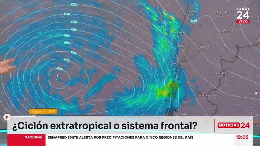 Iván Torres por sistema frontal: “Se ha infundido miedo al hablar del ciclón”
