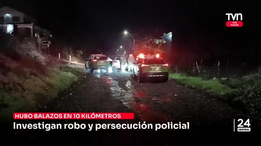 Investigan robo y persecución policial en Parral