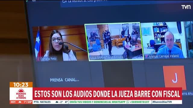 Los audios del tenso cruce entre jueza y fiscal en audiencia donde quedaron libres miembros del  Tren de Aragua