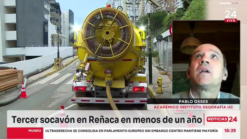 Geógrafo y situación de Reñaca: “Van a haber más socavones”