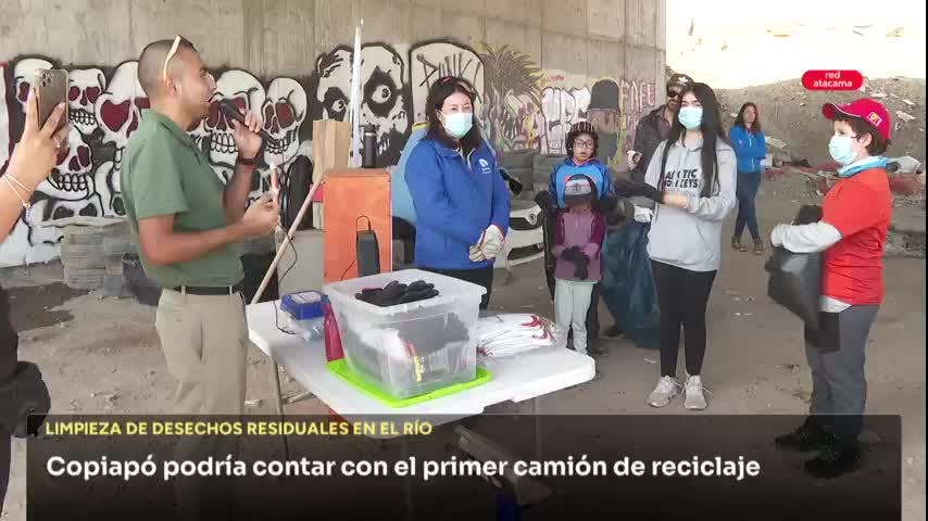 Realizan limpieza en el Río Copiapó