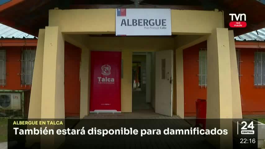 Albergue con capacidad para 80 usuarios en Talca