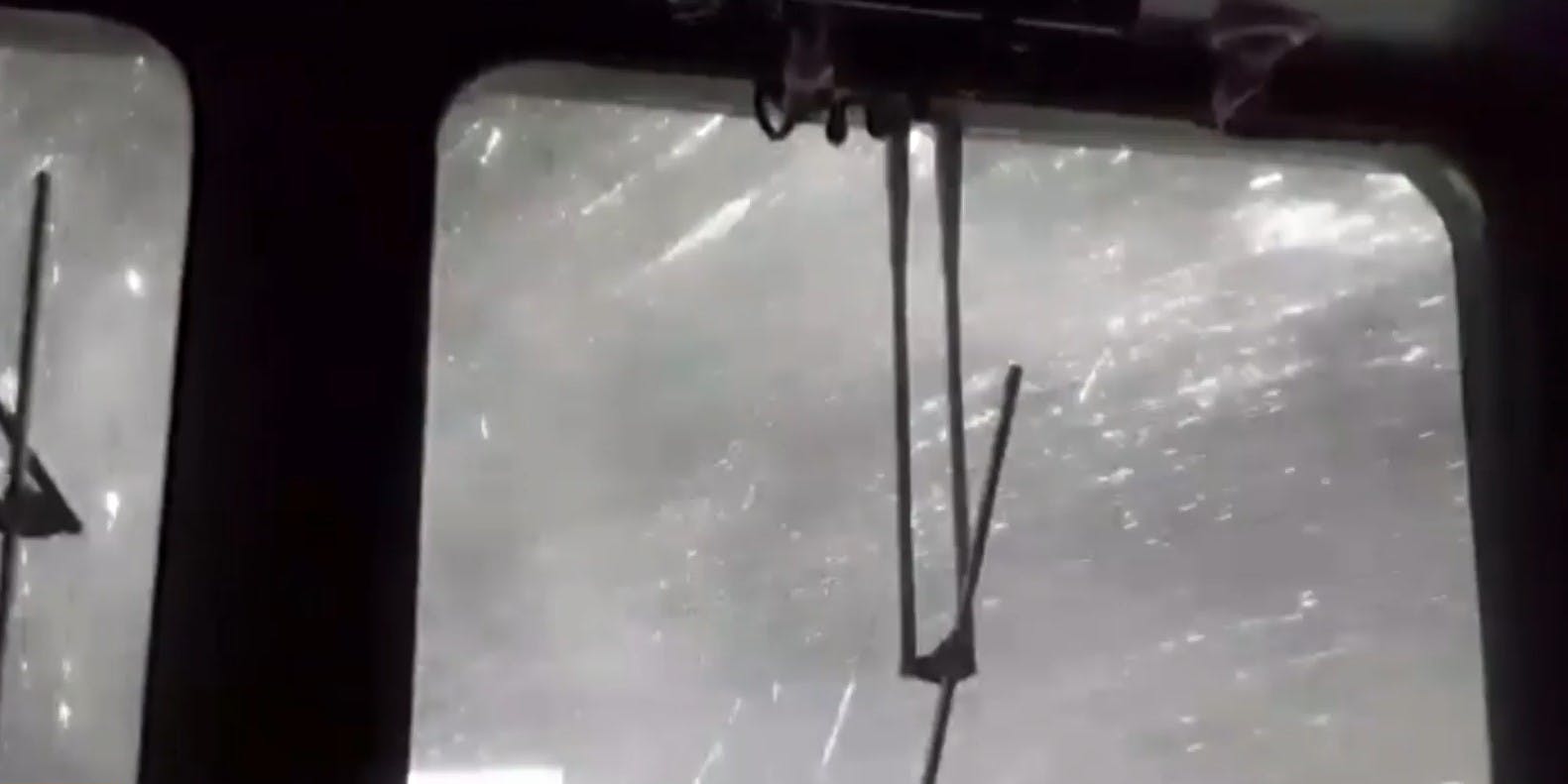 Los primeros registros de los efectos de las intensas lluvias en la zona sur