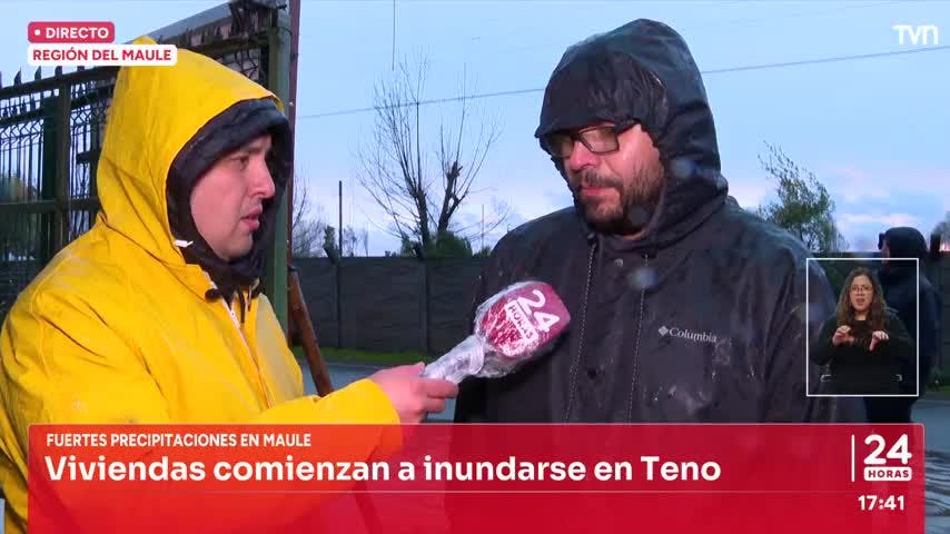 En Teno: Viviendas terminaron inundadas