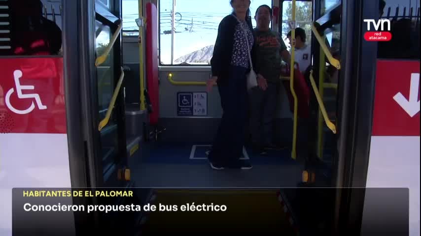 Vecinos conocieron propuesta de bus eléctrico