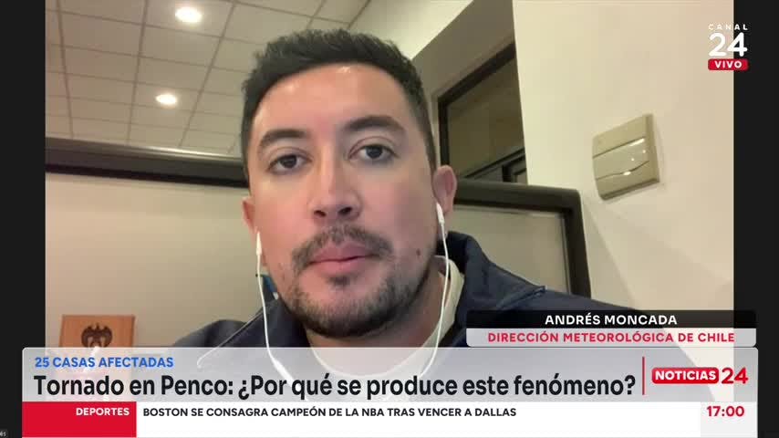 Meteorología por Penco: “Potencialmente se desarrolló un tornado aunque no tenemos registro del embudo”