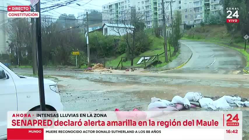 Constitución fue el sector más crítico por las precipitaciones