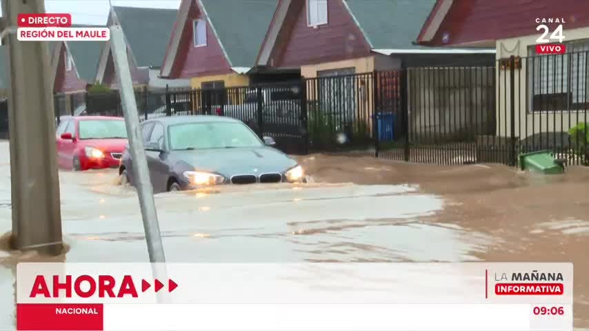 Mujer atrapada por lluvias necesita asistir a quimioterapia en Talca 