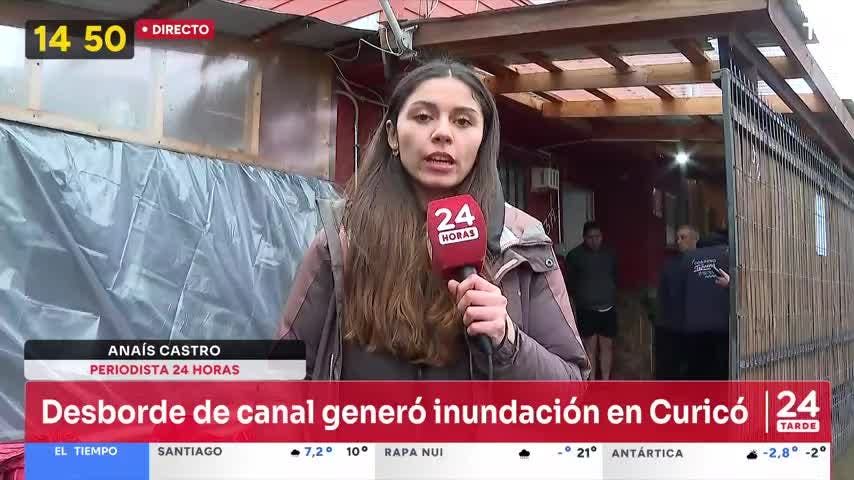 Cerca de 20 viviendas anegadas por desborde de canal