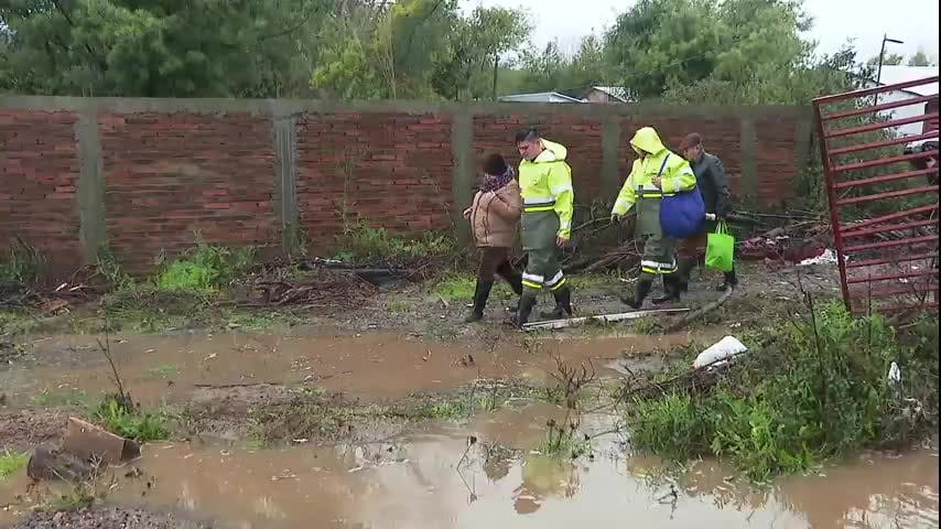 Nuevo desborde del Río Andalien en sector Santa Rita