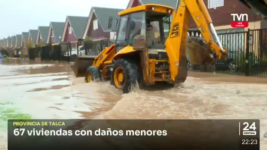 Inundaciones, anegamientos y una comuna en alerta roja