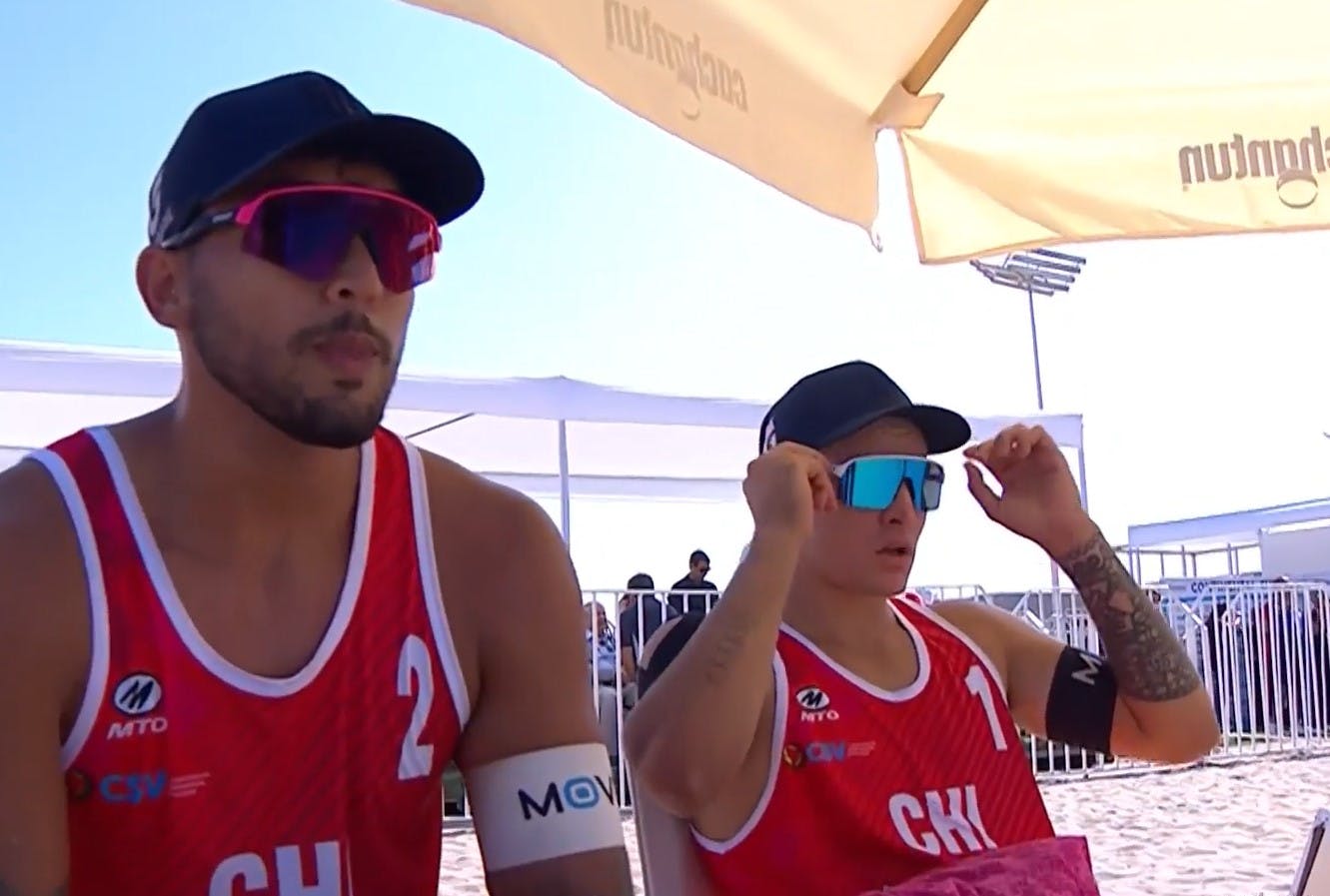 ¡La nueva generación del vóleibol playa! Revive la presentación de Noé Aravena y Vicente Droguett